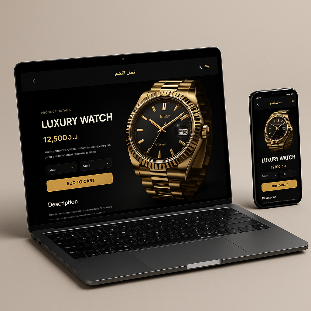 E-commerce — Luxury Watch